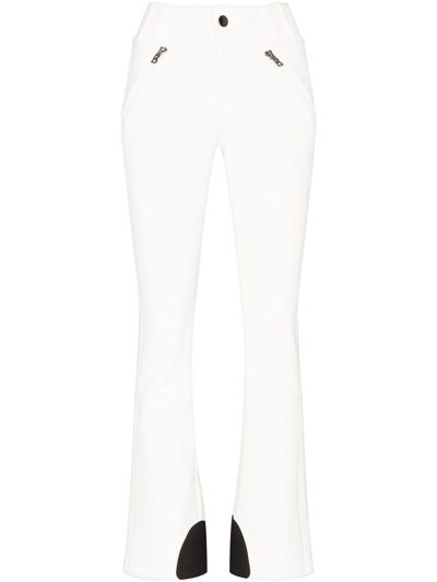 Shop Bogner Haze Flared Ski Trousers In White