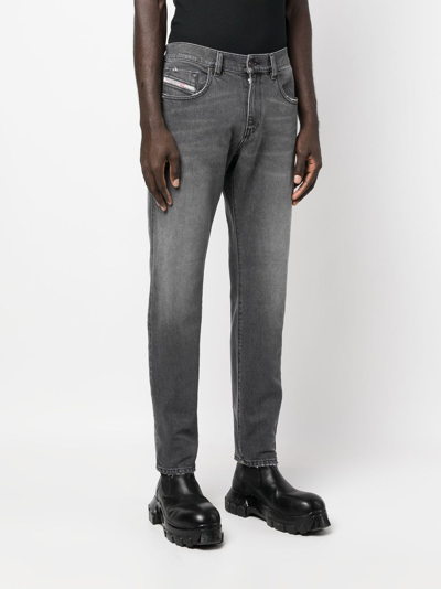 Diesel 2019 D-strukt 09e75 Slim-cut Jeans In Grey