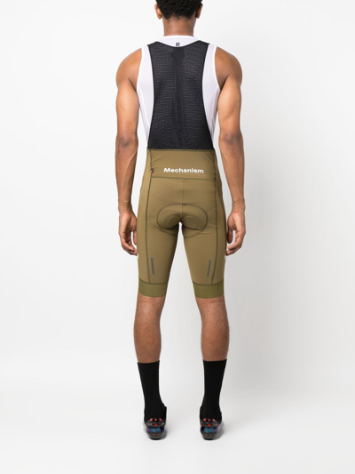 Shop Pas Normal Studios Mechanism Thermal Performance Shorts In Green