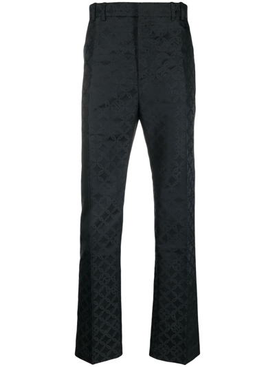 Shop Charles Jeffrey Loverboy Straight-leg Cut Trousers In Black