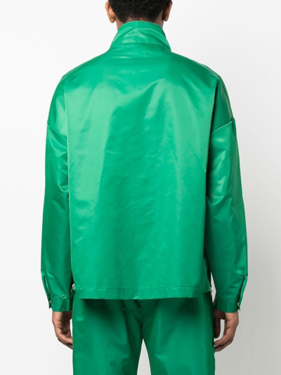 Shop The Frankie Shop Kevin Pull-over Jacket In Green