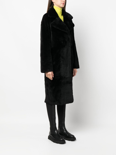 DOUBLE-BREASTED MILITARY SHEARLING COAT – JACOB LEE