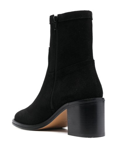 Shop Tila March Suede 80mm Ankle Boots In Black