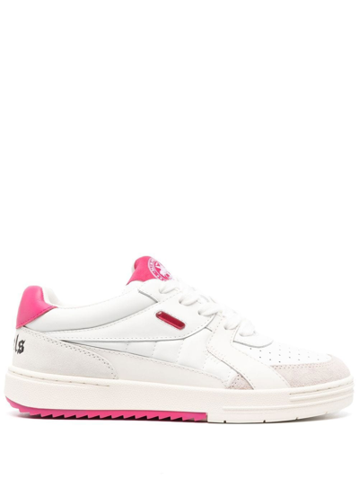 Shop Palm Angels Palm University Low-top Sneakers In White