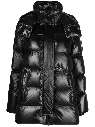 Shop Fay Hooded Down Puffer Jacket In Black