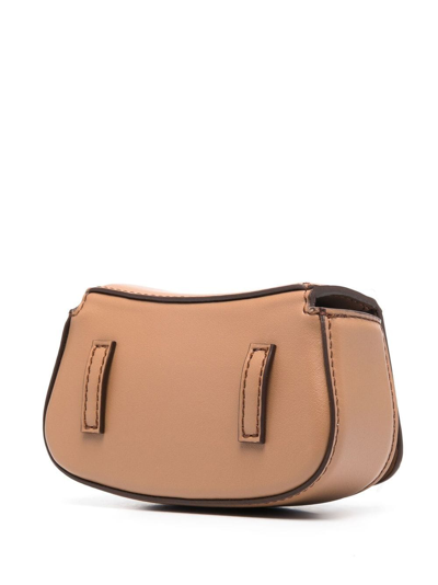 Shop Stella Mccartney Alta Mini Shoulder Bag In Neutrals