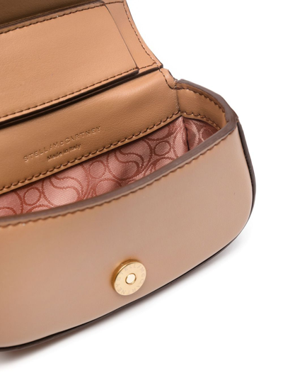 Shop Stella Mccartney Alta Mini Shoulder Bag In Neutrals