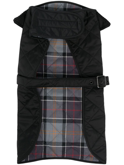Shop Barbour Diamond-quilted Dog Coat In Black