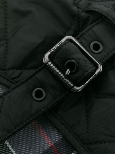 Barbour Diamond-quilted Dog Coat In Black