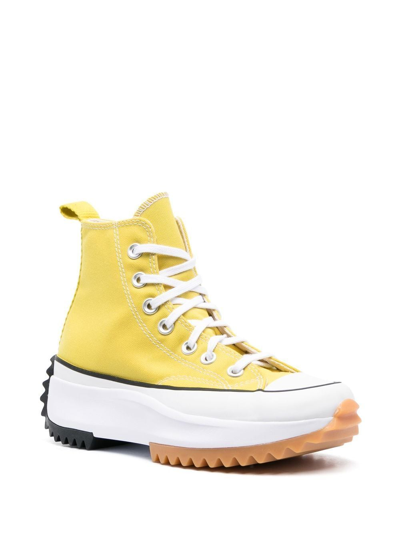 Shop Converse Run Star Hike Platform Sneakers In Yellow