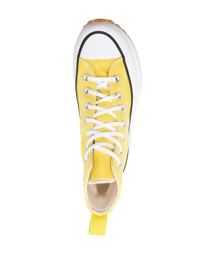 Shop Converse Run Star Hike Platform Sneakers In Yellow