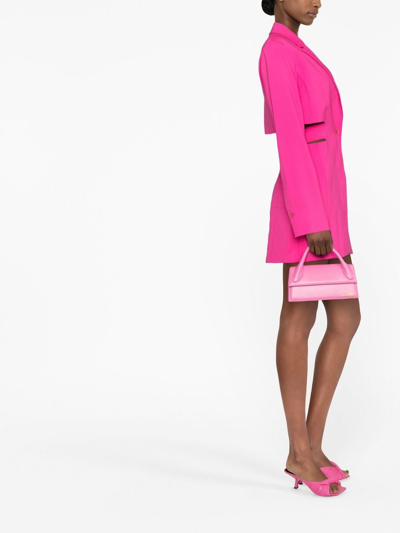 Shop Jacquemus Cut-out Detail Dress In Pink