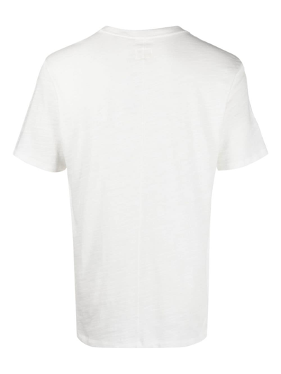 Shop Rag & Bone Logo Patch Cotton T-shirt In White