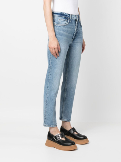 Shop Rag & Bone Straight-leg Cut Jeans In Blue