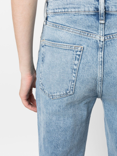 Shop Rag & Bone Straight-leg Cut Jeans In Blue