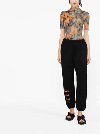 Dsquared2 Logo-print Track Pants In Black