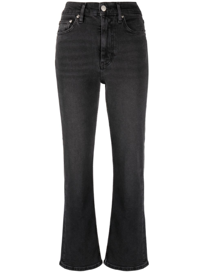Maje Polima Straight Leg Jeans In Black | ModeSens