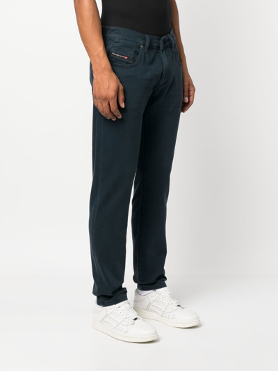 Shop Diesel 2019 D-strukt 0qwty Slim-cut Jeans In Blue