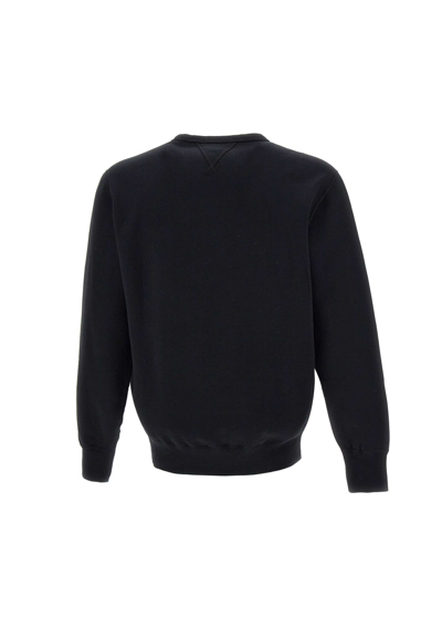 Shop Polo Ralph Lauren Mclassic Cotton Sweatshirt In Black