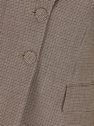 Shop Fendi Single-breasted Houndstooth Jacket In Rogers