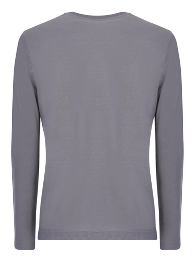 Shop Zanone Ice Cotton T-shirt In Grey