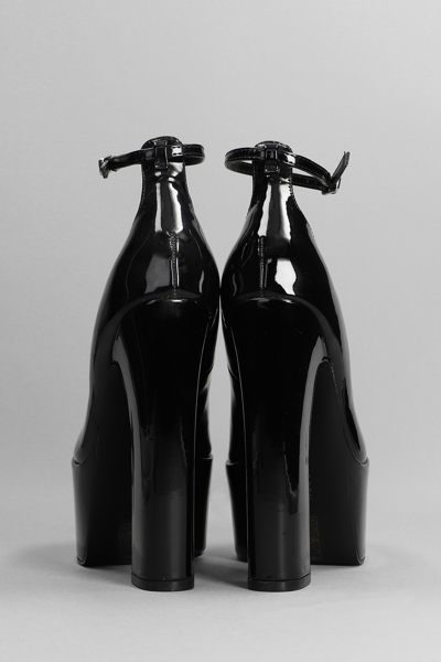 Shop Steve Madden Skyrize Pumps In Black Patent Leather