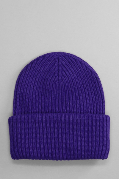 Shop Mc2 Saint Barth Hats In Viola Wool
