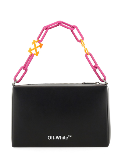 Shop Off-white Clutch With Zip In Nero