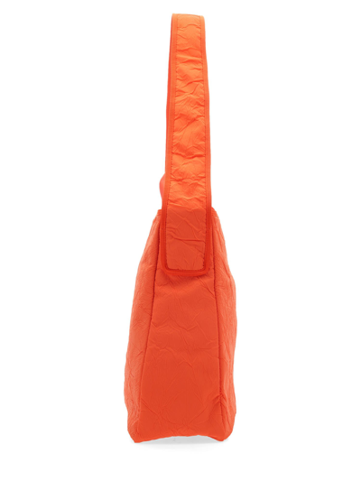 Shop Off-white Off Core Crinkle Tote Bag In Arancione