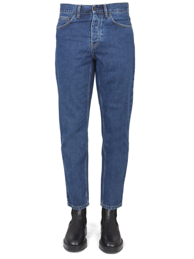 Shop Carhartt Jeans Newel In Blu