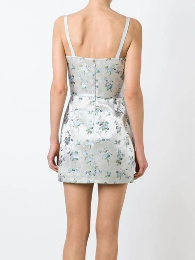 Shop Alexander Mcqueen Floral Micro Dress