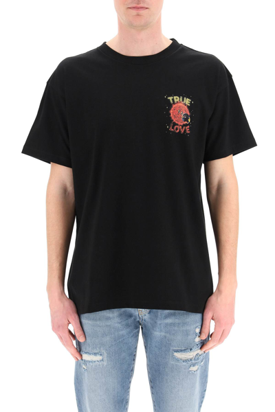 Shop Sky High Farm True Love T-shirt In Black 1 (black)