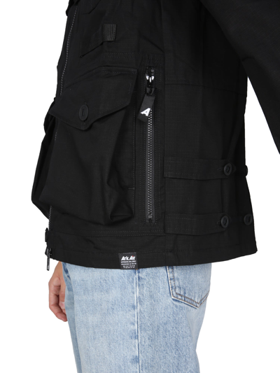 Shop Arkair The Patrol Jacket In Nero