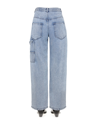 Shop Isabel Marant Paryama Jeans In Blu