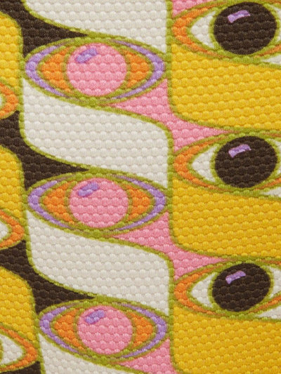 La Doublej Boy Graphic-print Bikini Briefs In Yellow