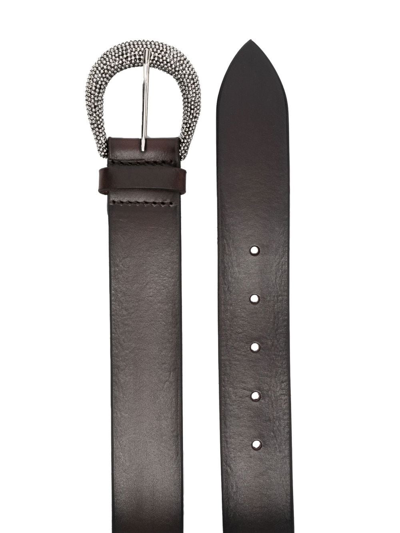 Orciani Bull Soft Belt In Brown