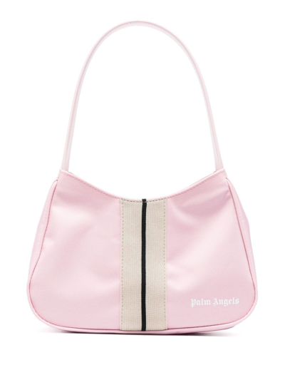 Shop Palm Angels Venice Track Shoulder Bag In Pink