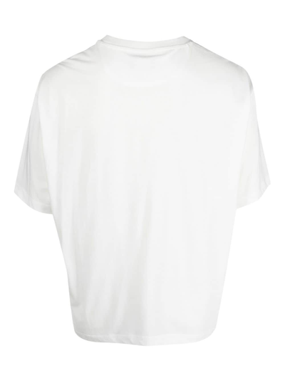Shop Bally Ski Graphic-print T-shirt In White