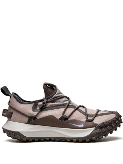Shop Nike Acg Mountain Fly Low Se "ironstone" Sneakers In Brown