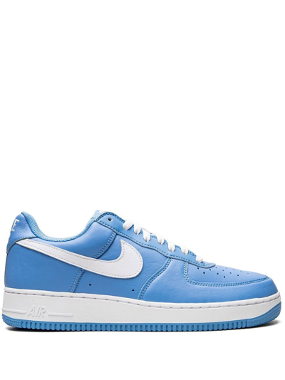 Nike Air Force 1 Low Retro Trainer In Univ Blue/white-mtlc Gold | ModeSens