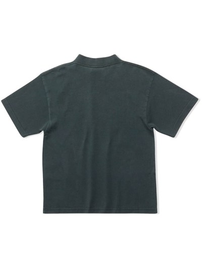 Shop Balenciaga Logo-print T-shirt In Green