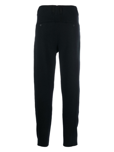 Shop Transit Straight-leg Virgin-wool Trousers In Black