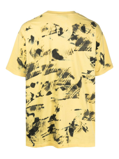 Mauna Kea Slogan-print Graphic T-shirt In Yellow