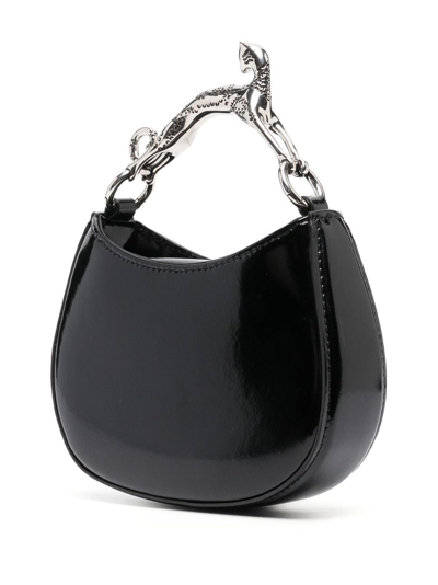 Shop Lanvin Cat-handle Mini Bag In Black