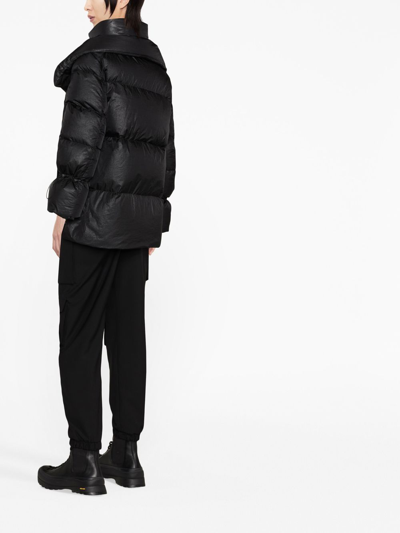 Shop Moorer Long-sleeve Puffer Coat In Black