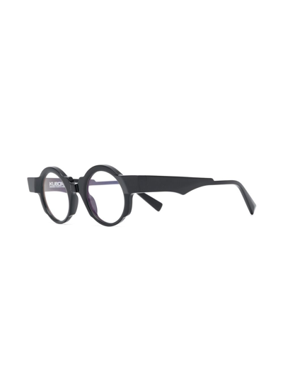 Kuboraum Round-frame Optical Glasses In Black