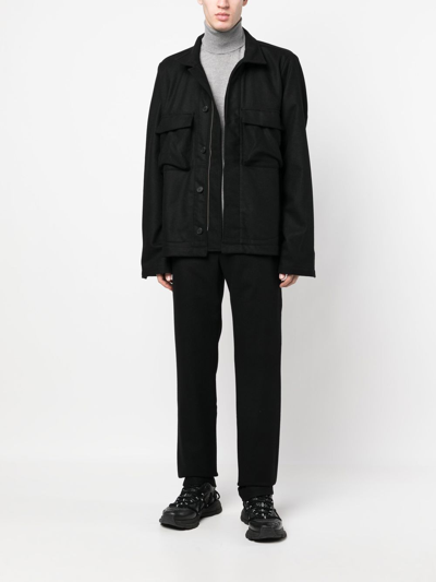 Ranra Siakki Virgin Wool Jacket In Black | ModeSens