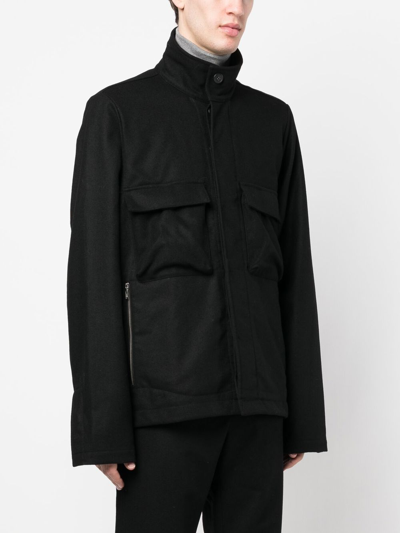 Siakki Virgin Wool Jacket In Black