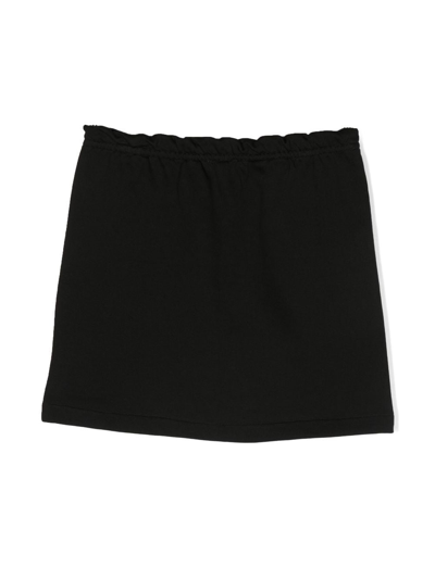 Shop N°21 Logo-print Mini Skirt In Black