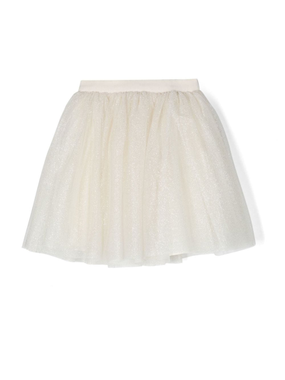 Shop Bonpoint Pois Tulle Skirt In White